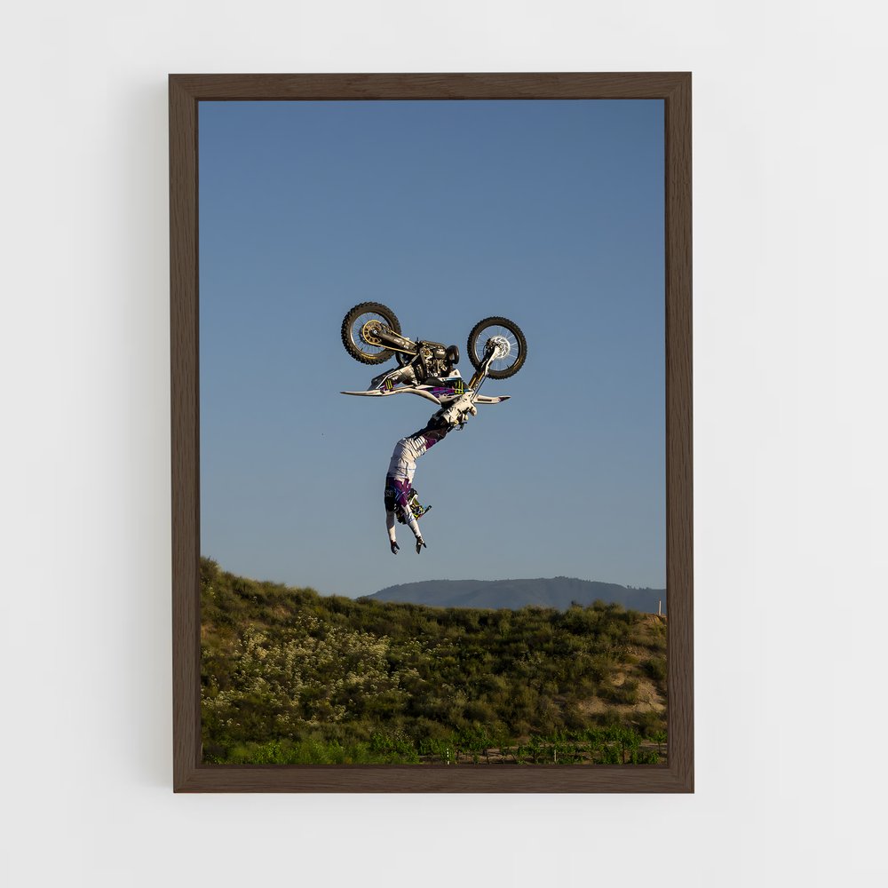 Poster Trickster à Moto – affiche Motocross freestyle (vue 5)